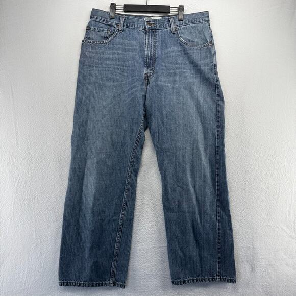 Levis Jeans Fit Mens 36x30 Blue Denim Loose Straight Baggy Skater Vintage y2k 08 - Picture 1 of 12